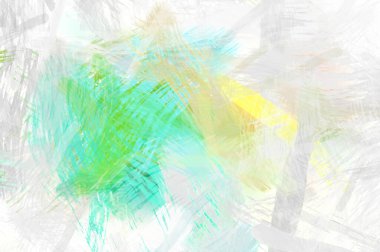 Soyut arkaplanda pürüzlü fırça darbeleri. Fırça boyası. Renkli boya darbeleri. Eşsiz duvar sanatı. Tuvaldeki modern sanat. Renkli çağdaş sanat eserleri.