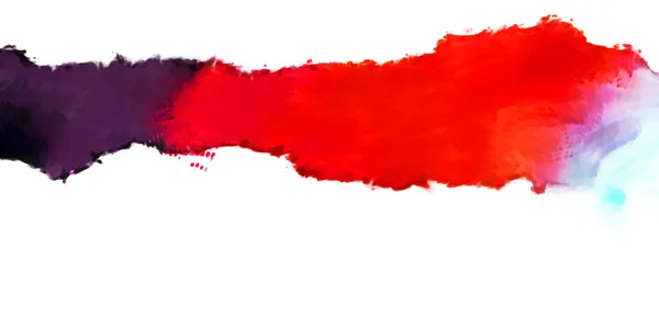 Verdunde Aquarel Met Borstelsporen Patroon Hedendaagse Moderne Textuur Abstracte Kleur — Stockfoto