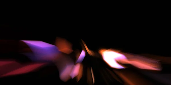 Güzel Canlı Renklerle Enerji Patlaması Siyah Arkaplanda Izole Edilmiş Dinamik — Stok fotoğraf