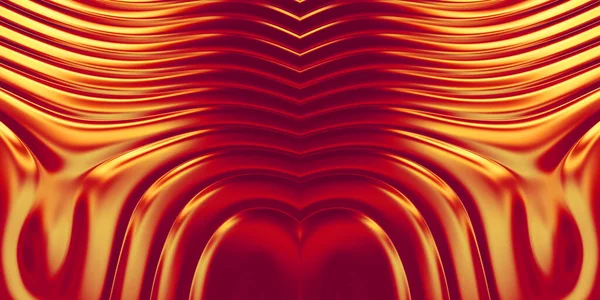 Ілюстрація Різнокольорових Хвилястих Відбиваючих Дизайнерських Шпалер Графічна Ілюстрація Шпалер Банерів — стокове фото