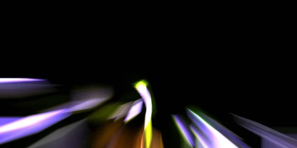 Energy Burst Beautiful Vivid Colors Dynamic Rays Light Isolated Black — Stock Photo, Image