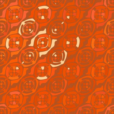 Yaratıcı karalama sanatı farklı şekil ve dokulara sahip kusursuz desen. Kolaj. Sanatsal arka plan. Soyut duvar kağıdı. Dekoratif hippi fayansları.