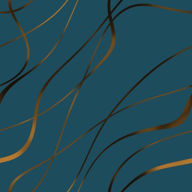 Dalgalı yansıtıcı çizgilerin kusursuz deseni. Lüks minimalist malzeme. Süs dalgasıyla dekoratif motif. Web, kartvizit, davetiye, poster, tekstil baskısı için zarif duvar kağıdı.