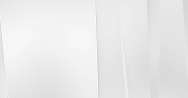 Soyut ışık fütüristik duvar kağıdı. Zarif, parlak çizgili arka plan. Geometrik katmanlı üç boyutlu beyaz arkaplan. Poster, broşür, sunum ve web sitesi için geometrik şablon tasarımı.