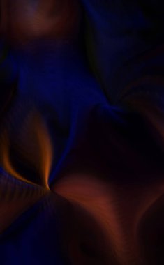 Hareketli girdapların soyut çizimi. Titreşimli renkli kıvrımların dönen akışı. Kıvrımlı ve kıvrımlı arka plan ve çizgiler. Garip duvar kâğıdı tasarımı. Dalgalanma arkaplanı.