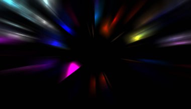 Parlayan yıldızın patlaması. Dinamik renkli arkaplan resmi. Parıldayan ışıklar duvar kağıdı. Tasarımınız için canlı şablon.