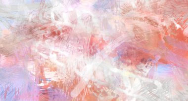 Soyut arkaplanda pürüzlü fırça darbeleri. Fırça boyası. Renkli boya darbeleri. Eşsiz duvar sanatı. Tuvaldeki modern sanat. Renkli çağdaş sanat eserleri.