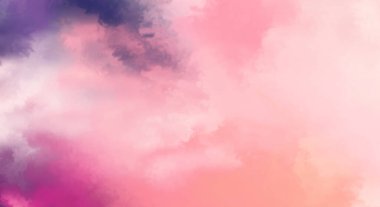 Modern fırça darbeleri. Poster, duvar sanatı, afiş, kart, kitap kapağı veya ambalaj için rahatlatıcı kompozisyonun yumuşak renkli çizimi. Pastel renklerle suluboya. 