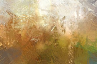 Soyut arkaplanda pürüzlü fırça darbeleri. Fırça boyası. Renkli boya darbeleri. Eşsiz duvar sanatı. Tuvaldeki modern sanat. Renkli çağdaş sanat eserleri.