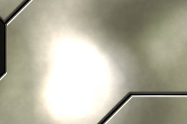 Üç boyutlu metalik doku. Uzay gemisi desenli yüzey. Aydınlık ve karanlık paneller. Fütürist soyut duvar kağıdı. Geometrik teknolojik yansıtıcı arkaplan.