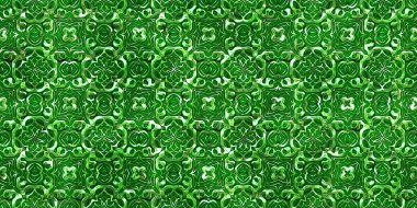 Renkli kumaş arka planında moda tarzında gümüş örgü süsü olan lüks, kusursuz bir şablon. Duvar kağıtları ve tekstil baskısı için tasarım. Lüks, ışıl ışıl metalimsi fantezi dokusu.