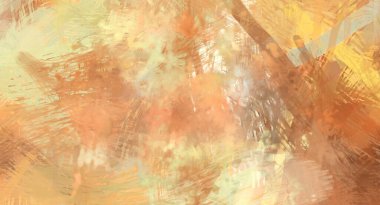 Soyut arkaplanda pürüzlü fırça darbeleri. Fırça boyası. Renkli boya darbeleri. Eşsiz duvar sanatı. Tuvaldeki modern sanat. Renkli çağdaş sanat eserleri.