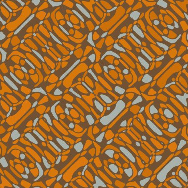 Yaratıcı karalama sanatı farklı şekil ve dokulara sahip kusursuz desen. Kolaj. Sanatsal arka plan. Soyut duvar kağıdı. Dekoratif hippi fayansları.