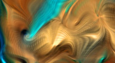 Hareketli girdapların soyut çizimi. Titreşimli renkli kıvrımların dönen akışı. Kıvrımlı ve kıvrımlı arka plan ve çizgiler. Garip duvar kâğıdı tasarımı. Dalgalanma arkaplanı.