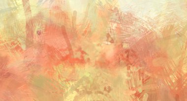 Soyut arkaplanda pürüzlü fırça darbeleri. Fırça boyası. Renkli boya darbeleri. Eşsiz duvar sanatı. Tuvaldeki modern sanat. Renkli çağdaş sanat eserleri.