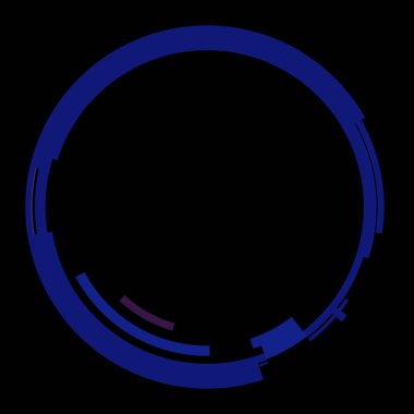 Fütürist dairesel gövde arayüzü elementi. Soyut çember geometrik arkaplan. Dijital teknolojinin grafiksel çizimi.