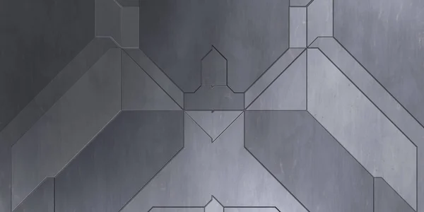 Futurisztikus Koncepcionális Tervezési Háttér Űrhajó Textúra Tapéta Súrolt Technológiai Mintafelület — Stock Fotó