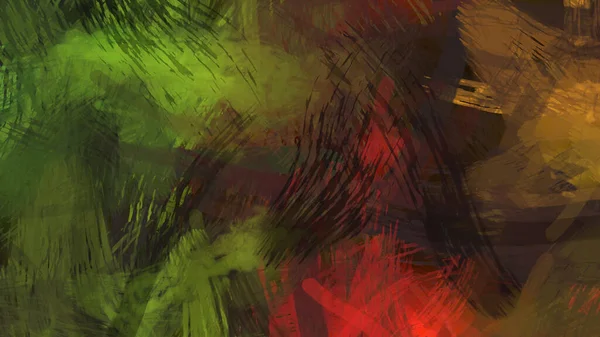Soyut arkaplanda pürüzlü fırça darbeleri. Fırça boyası. Renkli boya darbeleri. Eşsiz duvar sanatı. Tuvaldeki modern sanat. Renkli çağdaş sanat eserleri.