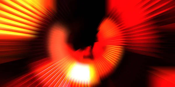 Концептуальные Обои Движения Графическая Цифровая Иллюстрация Светящиеся Неоновые Вращающиеся Огни — стоковое фото