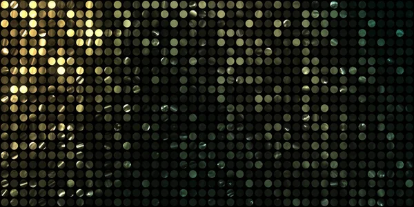 Parlayan ışıklar siyah arka planda parti izleri. Sahne veya stadyum ışıklarının dijital illüstrasyonu. Parlak desenli duvar kağıdı. Sahne ışıkları ile renkli ışıkların ihtişamlı arkaplanı.