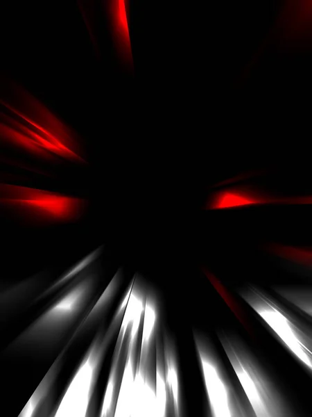 Dynamic Rays Light Isolated Black Background Graphic Illustration Glowing Colorful — Stock Photo, Image