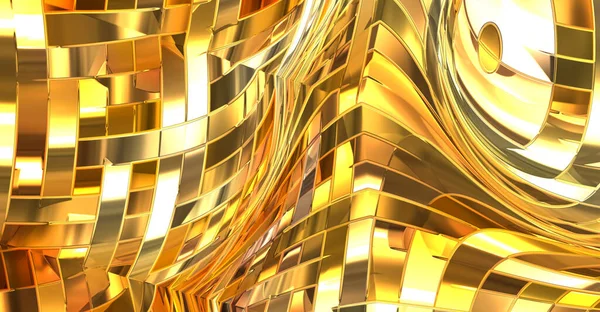Metalik panel dokusunun 3 boyutlu çizimi. Renkli, parlak, soyut duvar kağıdı. Geometrik teknolojik parlak yansıtıcı arka plan. Yaratıcı parlak kavramsal arkaplan.