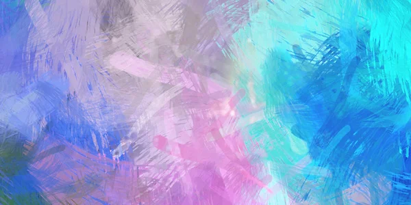 Soyut arkaplanda pürüzlü fırça darbeleri. Fırça boyası. Renkli boya darbeleri. Eşsiz duvar sanatı. Tuvaldeki modern sanat. Renkli çağdaş sanat eserleri.