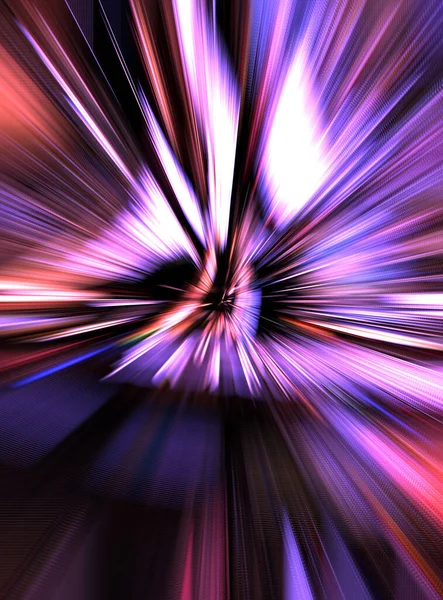 Färgglada Vibrerande Blixtar Ljusenergi Warped Grafisk Rörelse Bakgrund Dynamisk Blixt — Stockfoto