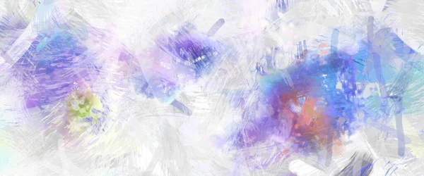 Soyut arkaplanda pürüzlü fırça darbeleri. Fırça boyası. Renkli boya darbeleri. Eşsiz duvar sanatı. Tuvaldeki modern sanat. Renkli çağdaş sanat eserleri.