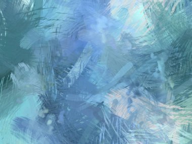 Soyut arkaplanda pürüzlü fırça darbeleri. Fırça boyası. Renkli boya darbeleri. Eşsiz duvar sanatı. Tuvaldeki modern sanat. Renkli çağdaş sanat eserleri.