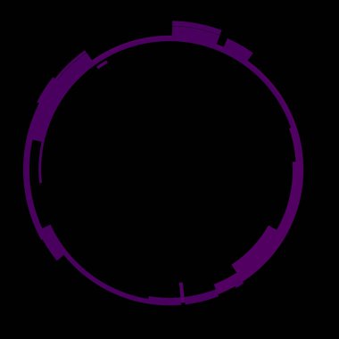 Fütürist dairesel gövde arayüzü elementi. Soyut çember geometrik arkaplan. Dijital teknolojinin grafiksel çizimi.