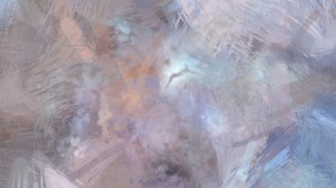 Soyut arkaplanda pürüzlü fırça darbeleri. Fırça boyası. Renkli boya darbeleri. Eşsiz duvar sanatı. Tuvaldeki modern sanat. Renkli çağdaş sanat eserleri.