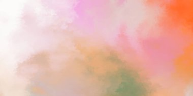 Modern fırça darbeleri. Poster, duvar sanatı, afiş, kart, kitap kapağı veya ambalaj için rahatlatıcı kompozisyonun yumuşak renkli çizimi. Pastel renklerle suluboya. 