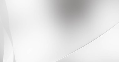 3 boyutlu illüstrasyon. Beyaz kıvrımlı yüzey. Lüks dokuma duvar kağıdı. Zarif bir zemin. Soyut fütüristik geçmiş. Minimalist geometrik kapak tasarımı. Çarpık beyaz çizgiler.