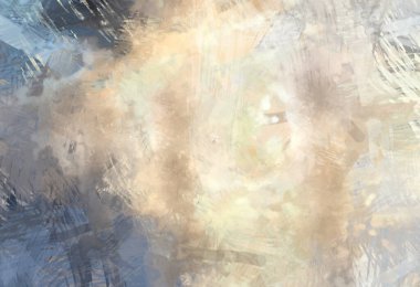 Soyut arkaplanda pürüzlü fırça darbeleri. Fırça boyası. Renkli boya darbeleri. Eşsiz duvar sanatı. Tuvaldeki modern sanat. Renkli çağdaş sanat eserleri.