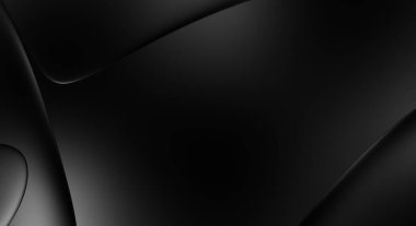 Web sitesi, poster, marka kimliği, broşür, sunum şablonu için lüks koyu bir arka plan. Dalgalı şekilli kaliteli tasarım. Dalgalanmalı soyut arkaplan. Pankart veya kapak tasarımı için dekorasyon.