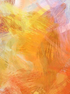 Soyut arkaplanda pürüzlü fırça darbeleri. Fırça boyası. Renkli boya darbeleri. Eşsiz duvar sanatı. Tuvaldeki modern sanat. Renkli çağdaş sanat eserleri.