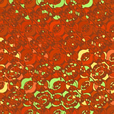 Yaratıcı karalama sanatı farklı şekil ve dokulara sahip kusursuz desen. Kolaj. Sanatsal arka plan. Soyut duvar kağıdı. Dekoratif hippi fayansları.