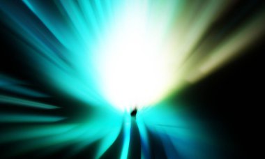 Siyah zemin üzerinde ışık parçacığı izleri. Parlayan parçacıkları ve çizgileri olan ışık patlaması yıldızı. Güzel hareketli soyut ışınlar duvar kağıdı. Renkli Patlama grafiği. Işık ışınlarının patlaması. 