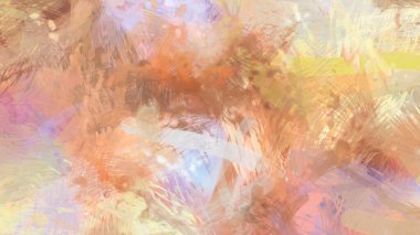 Soyut arkaplanda pürüzlü fırça darbeleri. Fırça boyası. Renkli boya darbeleri. Eşsiz duvar sanatı. Tuvaldeki modern sanat. Renkli çağdaş sanat eserleri.