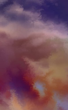 Modern fırça darbeleri. Poster, duvar sanatı, afiş, kart, kitap kapağı veya ambalaj için rahatlatıcı kompozisyonun yumuşak renkli çizimi. Pastel renklerle suluboya. 