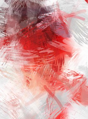 Soyut arkaplanda pürüzlü fırça darbeleri. Fırça boyası. Renkli boya darbeleri. Eşsiz duvar sanatı. Tuvaldeki modern sanat. Renkli çağdaş sanat eserleri.