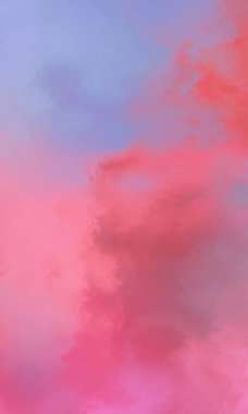 Modern fırça darbeleri. Poster, duvar sanatı, afiş, kart, kitap kapağı veya ambalaj için rahatlatıcı kompozisyonun yumuşak renkli çizimi. Pastel renklerle suluboya. 