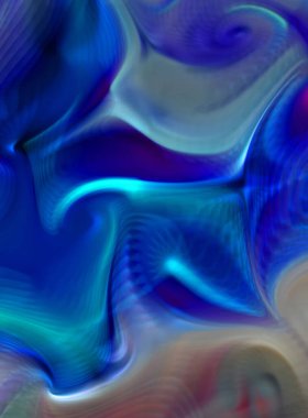 Hareketli girdapların soyut çizimi. Titreşimli renkli kıvrımların dönen akışı. Kıvrımlı ve kıvrımlı arka plan ve çizgiler. Garip duvar kâğıdı tasarımı. Dalgalanma arkaplanı.