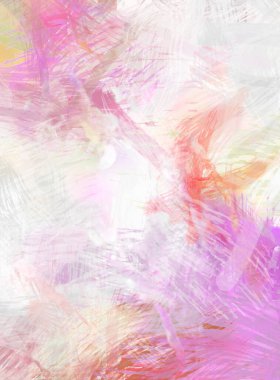 Soyut arkaplanda pürüzlü fırça darbeleri. Fırça boyası. Renkli boya darbeleri. Eşsiz duvar sanatı. Tuvaldeki modern sanat. Renkli çağdaş sanat eserleri.