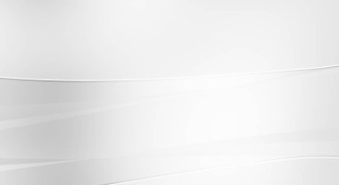 3 boyutlu illüstrasyon. Beyaz kıvrımlı yüzey. Lüks dokuma duvar kağıdı. Zarif bir zemin. Soyut fütüristik geçmiş. Minimalist geometrik kapak tasarımı. Çarpık beyaz çizgiler.