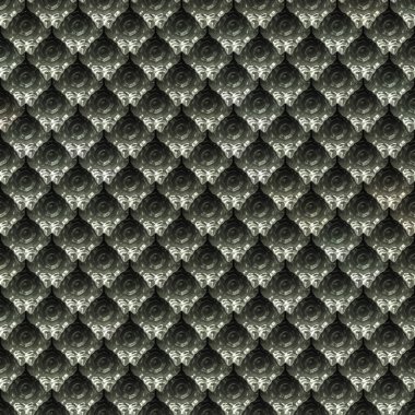 Kusursuz Fantezi Zırh dokusu. Üç boyutlu illüstrasyon. Metalik desen. Metal plakalar arka planda. Ortaçağ duvar kağıdı. Kalıplaşmış zırh yüzeyi