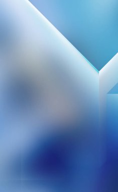 Geometrik dinamik şekiller. Gölgeli teknoloji dijital şablonu ve gradyan arka planda ışıklar. Modern basit geometrik renk gradyanı soyut arkaplan. 3B illüstrasyon. 