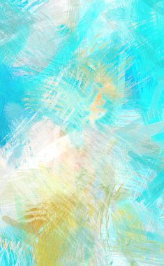 Soyut arkaplanda pürüzlü fırça darbeleri. Fırça boyası. Renkli boya darbeleri. Eşsiz duvar sanatı. Tuvaldeki modern sanat. Renkli çağdaş sanat eserleri.