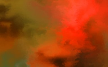 Modern fırça darbeleri. Poster, duvar sanatı, afiş, kart, kitap kapağı veya ambalaj için rahatlatıcı kompozisyonun yumuşak renkli çizimi. Pastel renklerle suluboya. 